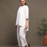Saira Co-Ord Set - Classic White