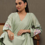 Gulrez Co-Ord Set Suit Set -  Sage Green